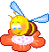 Eine süße Biene